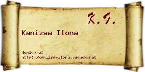 Kanizsa Ilona névjegykártya